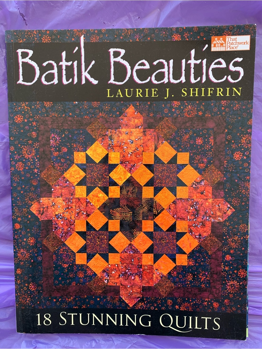 Batik Beauties Quilt Book - Orange and Black